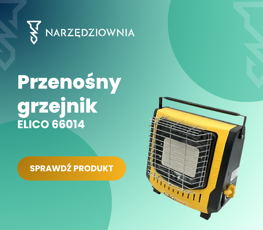 Przenośny grzejnik, promiennik ciepła gazowy ELICO 66014